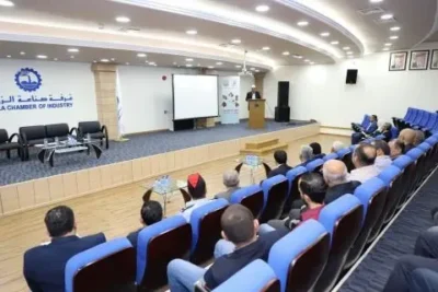 تصميم مكاتب غرفة صناعة الزرقاء | تنفيذ المكاتب الإدارية