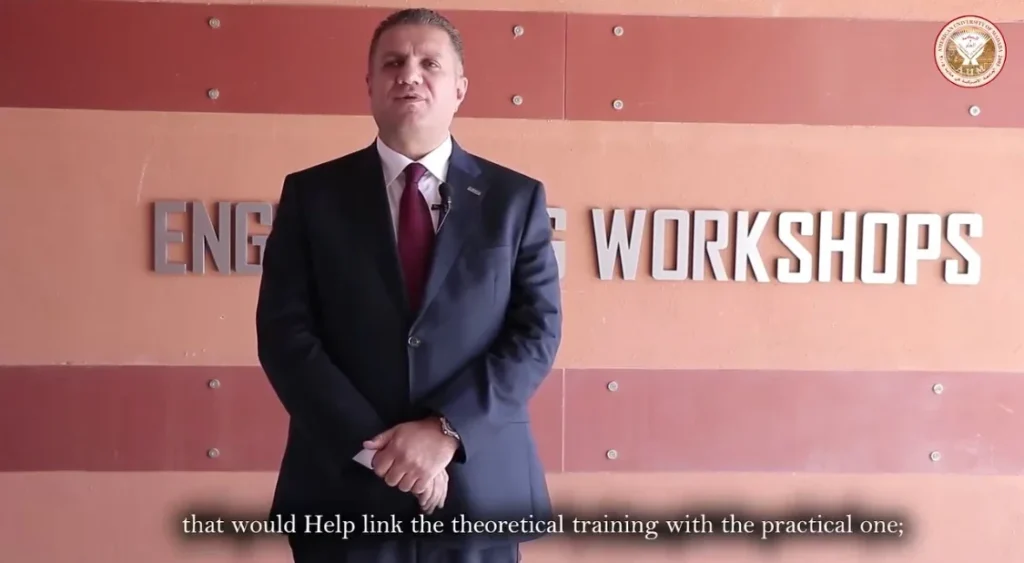 زيارة المهندس أيوب استيتية للجامعة الأمريكية في مادبا لتعزيز التعاون في التدريب العملي ومتابعة مشروع تدريب اللاجئين السوريين. زيارة أيوب استيتية للجامعة الأمريكية في مادبا تعاون الجامعة الأمريكية ومجموعة أيوب استيتية برنامج التدريب في الجامعة الأمريكية مادبا American University of Madaba Visit