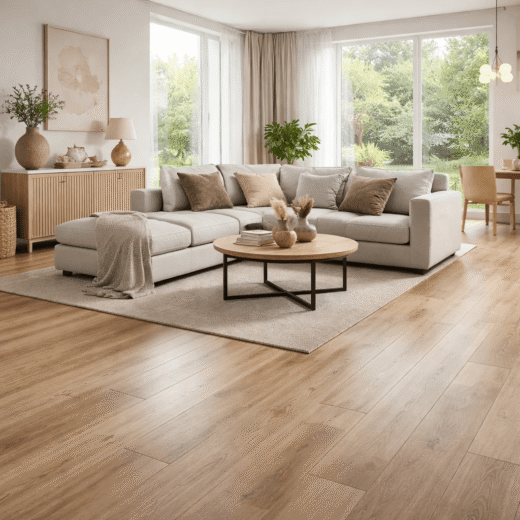 أرضيات Lentex الأردن فينيل PVC بتصميم خشبي عصري