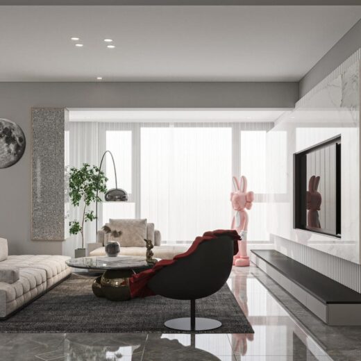 ديكور منازل عمان حديث بتصميم مودرن لغرفة معيشة فاخرة