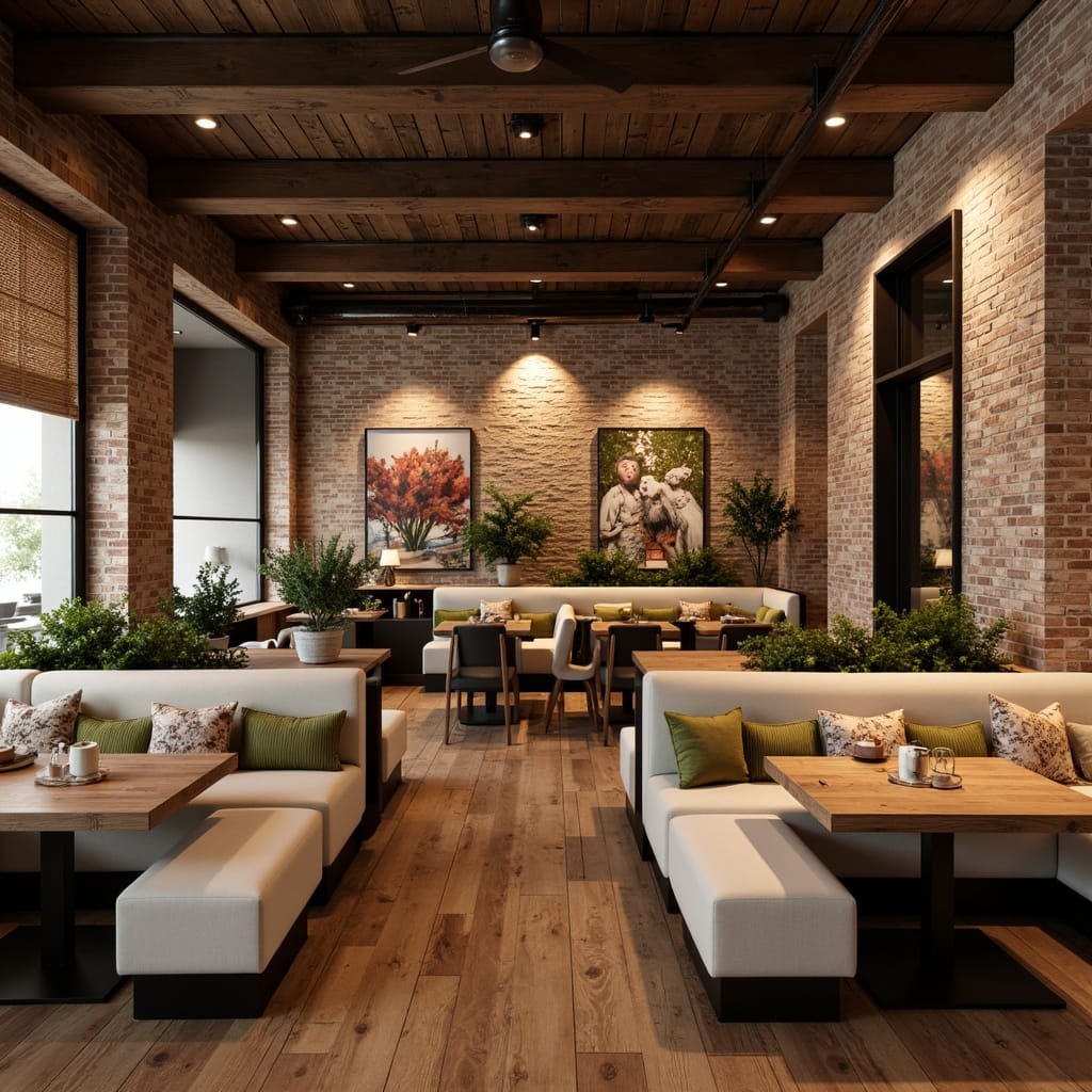 ديكور مطاعم حديثة بتصميم داخلي عصري وإضاءة أنيقة