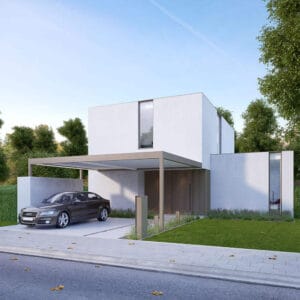 برغولا pergola الأردن حديثة من الألمنيوم بسقف متحرك في حديقة فيلا فاخرة