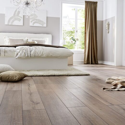 أرضيات swiss krono الأردن لامينيت خشبي بتصميم عصري داخل غرفة معيشة حديثة