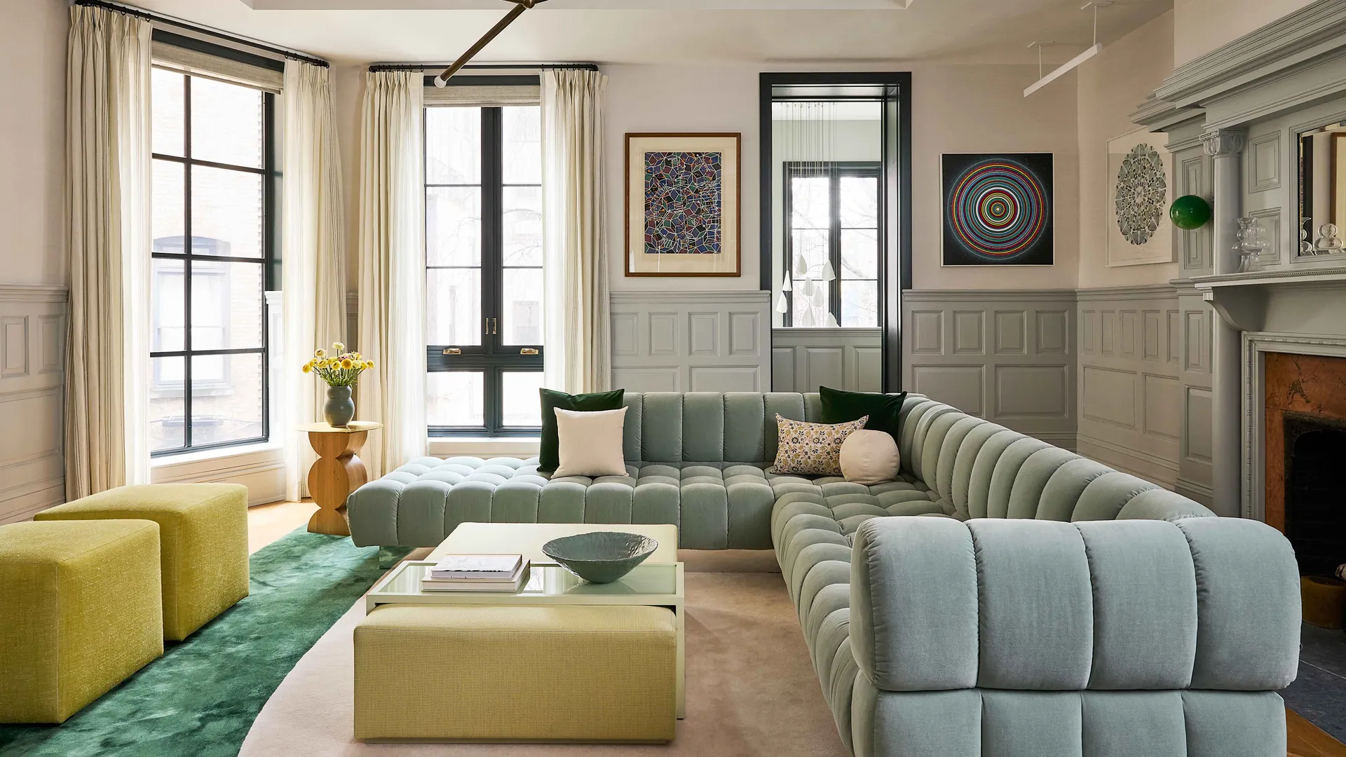 أقمشة wizard + genius الأردن في تصميم داخلي فاخر باستخدام أقمشة ديكور عالية الجودة