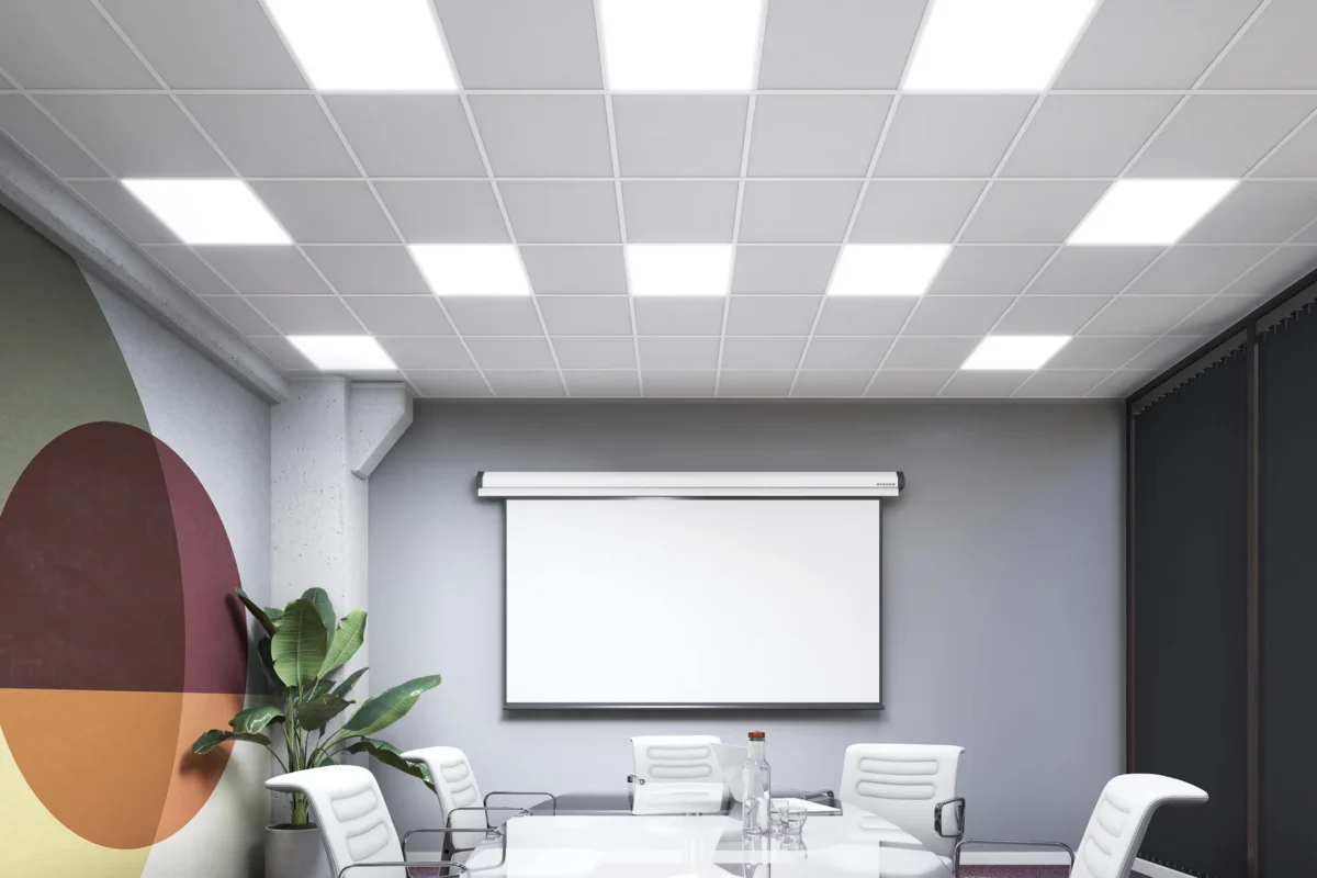 اسقف AMF الأردن في مكتب حديث بنظام سقف معلق احترافي