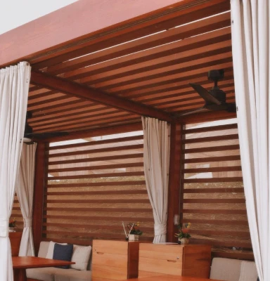 P1 - تصميم وتنفيذ البرجولات الخشبية والمعدنية