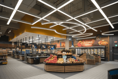 تجهيز المحلات التجارية في الأردن بتصميم داخلي حديث وإضاءة احترافية وأنظمة عرض وكاشير