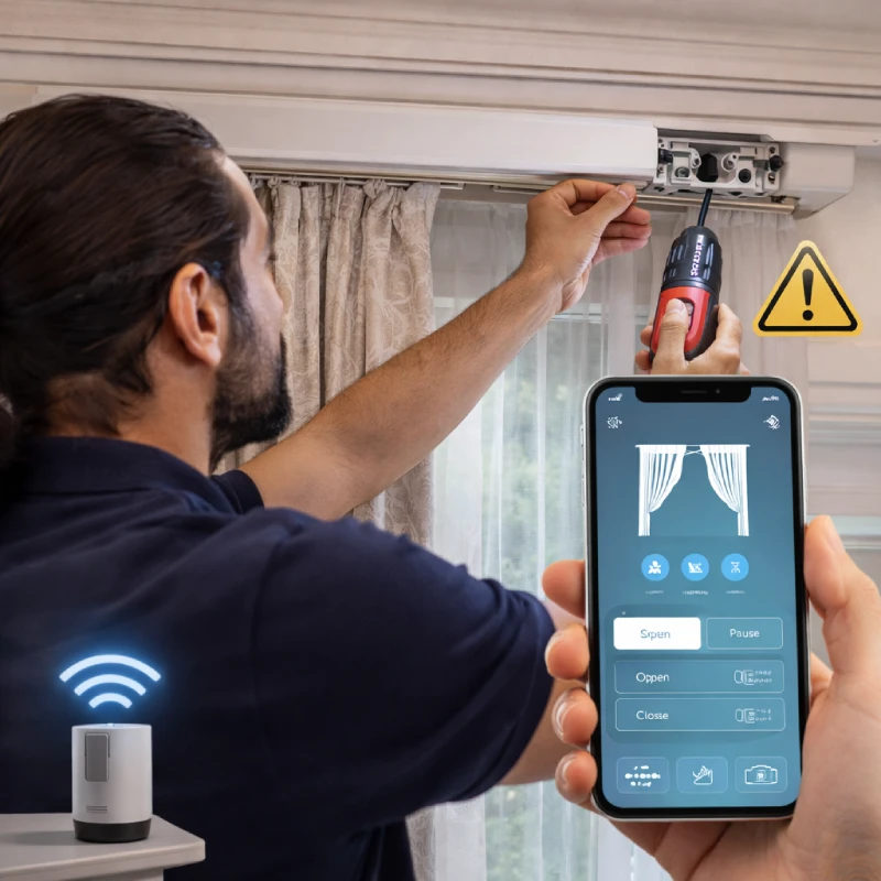 صيانة وتحديث أنظمة الستائر الذكية في عمّان باستخدام تقنيات حديثة وتحكم عبر الهاتف