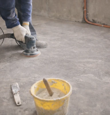 معالجة وتجهيز الأسطح قبل الدهان باستخدام أدوات احترافية في الأردن