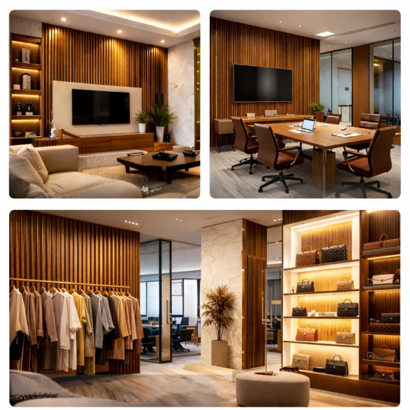 تنفيذ مشاريع كسوة جدران خشبية سكنية وتجارية في الاردن بتصميم مودرن فاخر