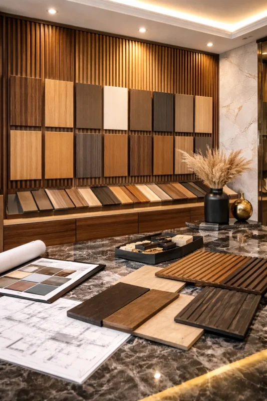 توريد وتركيب الألواح الخشبية وكسوة الجدران الخشبية في الاردن مع عرض عينات وخامات متنوعة