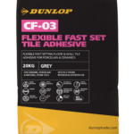CF-03 Flexible Fast Set Tile Adhesive Dunlop