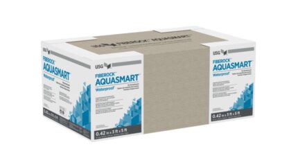 Fiberock® Brand AquaSmart™ Tile Backerboard