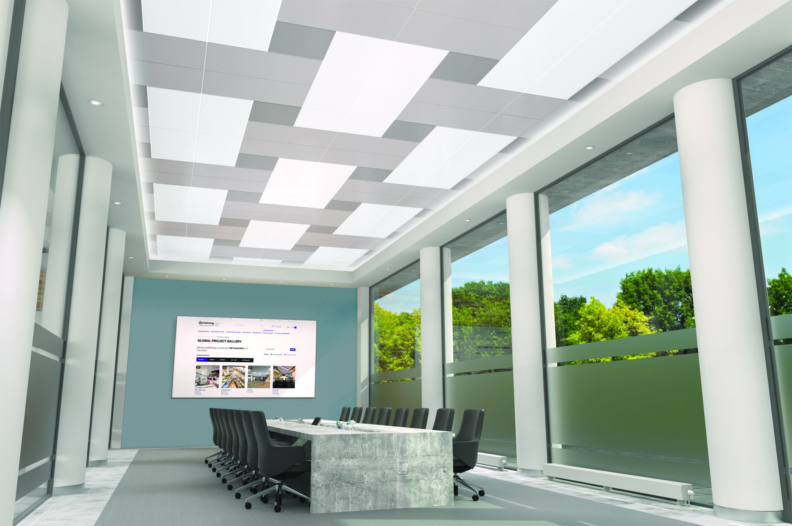 الأسقف المعدنية للمكاتب - الأسقف المعدنية للمكاتب,سقف معدني مكاتب، Suspended Metal Ceiling,أسقف تجارية,كيف أختار أفضل نظام للأسقف المعدنية للمكاتب؟,لماذا تختار إستيتية العالمية - Istatieh Decoration؟,كيف تختار نظام الأسقف المعدنية المناسب لمشروعك؟,لماذا أصبحت الأسقف المعدنية خيارًا شائعًا في المكاتب التجارية؟,هل تساعد الأسقف المعدنية على تحسين العزل الصوتي؟ الأسقف المعدنية للمكاتب بتصميم حديث داخل مساحة مكتبية تجارية مع إضاءة مدمجة وأنظمة suspended metal ceiling