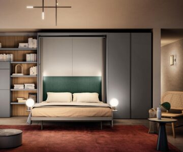 تصميم داخلي للمساحات الصغيرة داخل شقة عصرية بأثاث متعدد الاستخدام