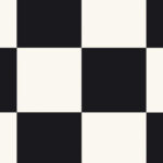 NORDIC STABIL - Square BLACK AND WHITE