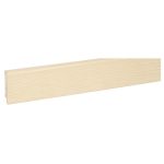 Wood decorative skirting (Clipstar) - ASH WHITE
