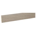 Wood decorative skirting (Clipstar) - OAK EVENING GREY