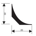 Junctions for wetrooms - COVE FORMERS PA20 / POLYETHYLENE