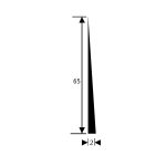 Junctions for wetrooms - PJ65 Flexible junction profile/POLYETHYL