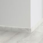 Decorative set-on skirtings for LVT - Bohemian Pine WHITE