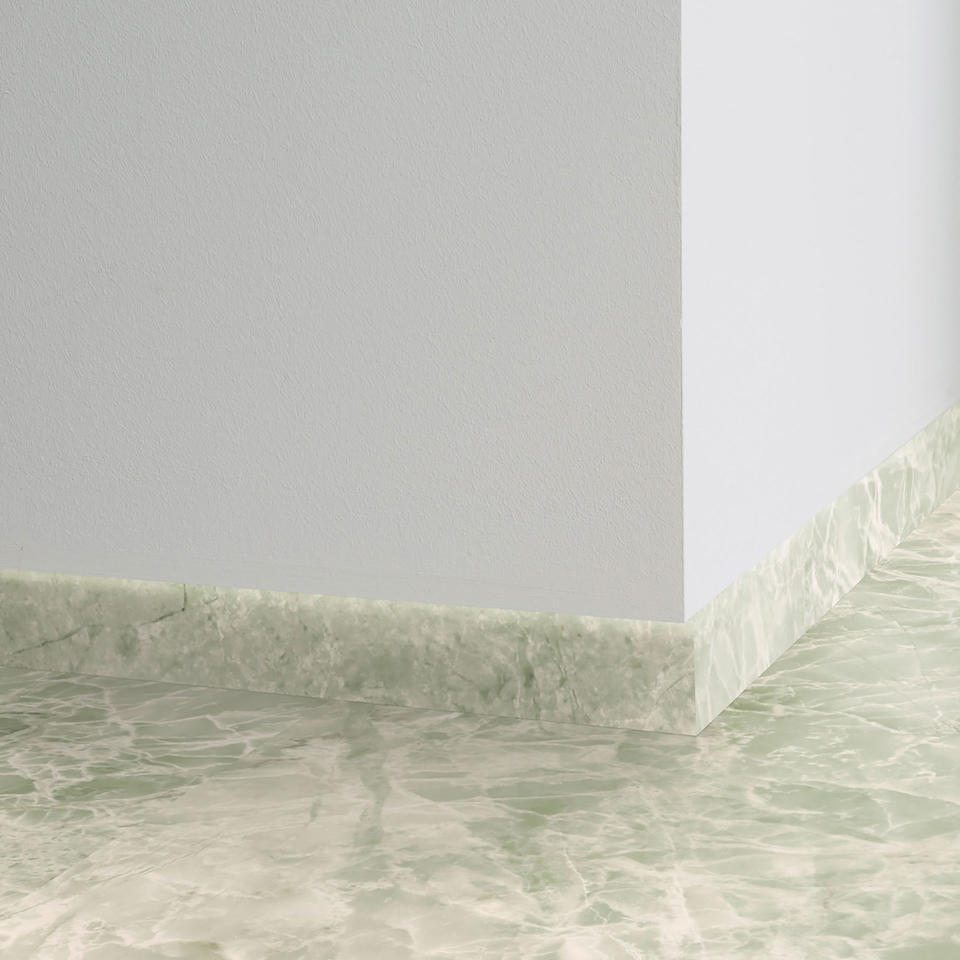 Th_Lvt_Skirting_Emperador_Green.jpg decorative set-on skirtings for lvt - emperador green - الصورة 1