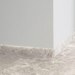 Decorative set-on skirtings for LVT - Emperador GREY