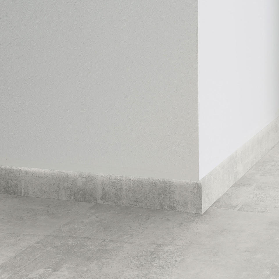 Th_Lvt_Skirting_Patina_Concrete_Light_Grey.jpg decorative set-on skirtings for lvt - patina concrete light grey - الصورة 1