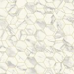 ICONIK 260 - Marble Bianco Hexagon GOLD