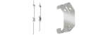 Rod Hanger & Adjustable Butterfly Clip - الصورة 2