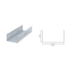 Deflection Slotted Track U Shape - Image 2