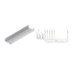 ⁦Drywall Track U Shape⁩ - الصورة ⁦2⁩